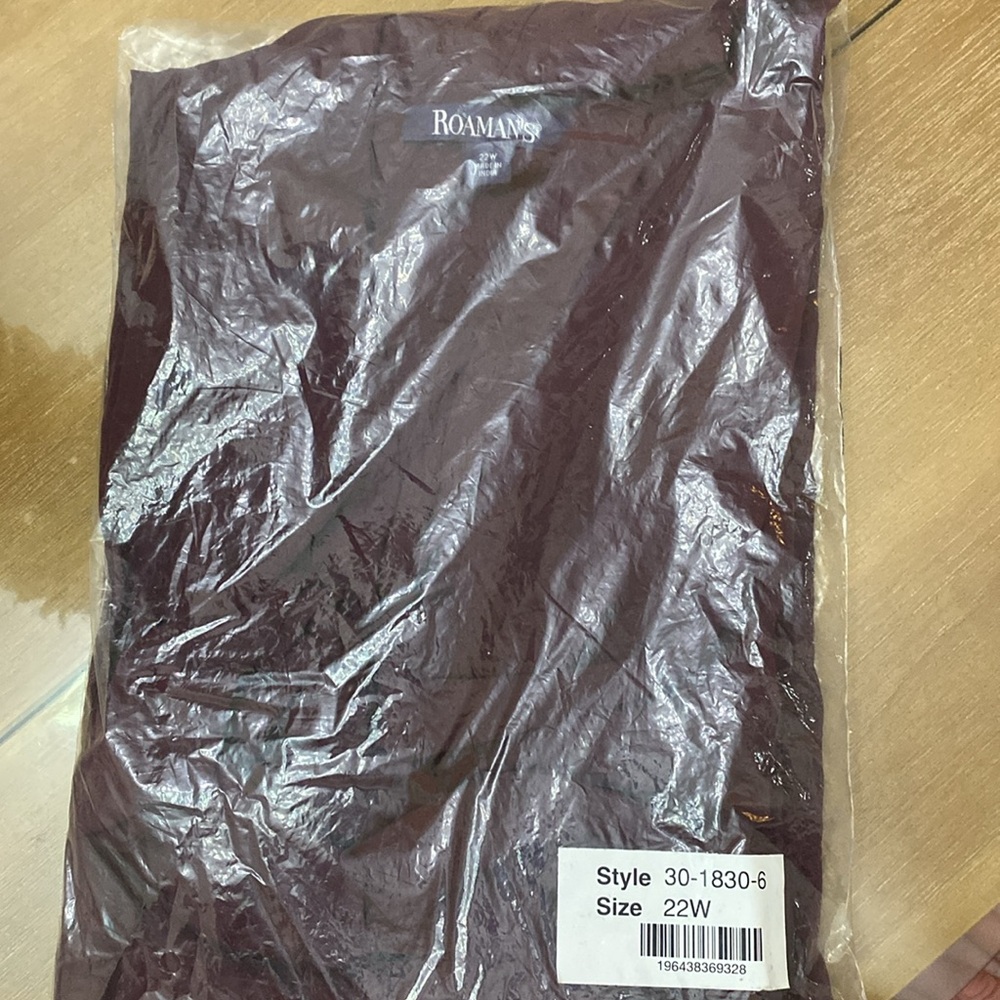 Roaman’s Long Sleeve Bow Blouse - Picture 2 of 2